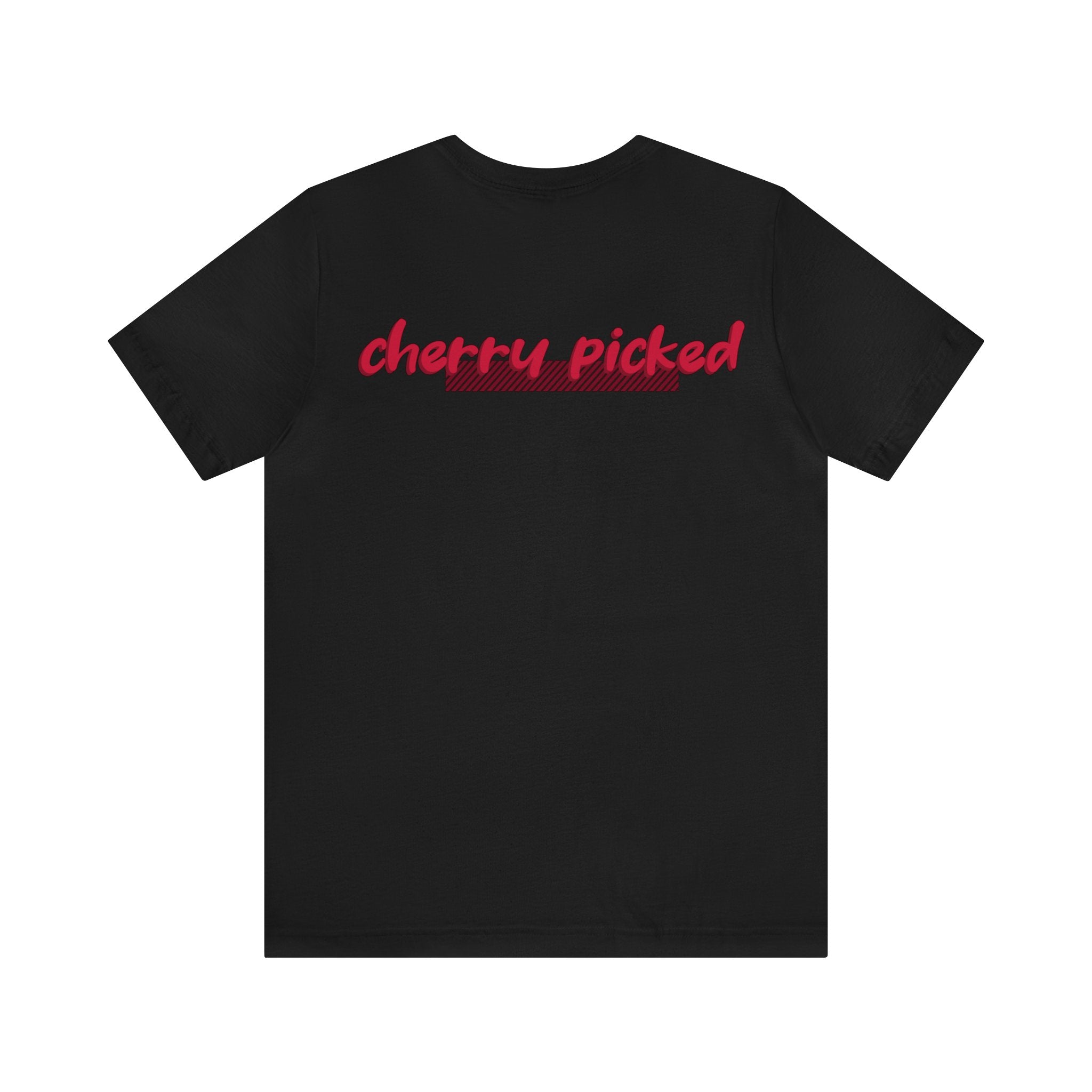 Cherry Picked - Short Sleeve Black T-Shirt – SickBlackTees